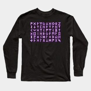 Sumireko's Cape Runes Long Sleeve T-Shirt